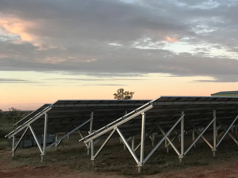 ground solar mounting system